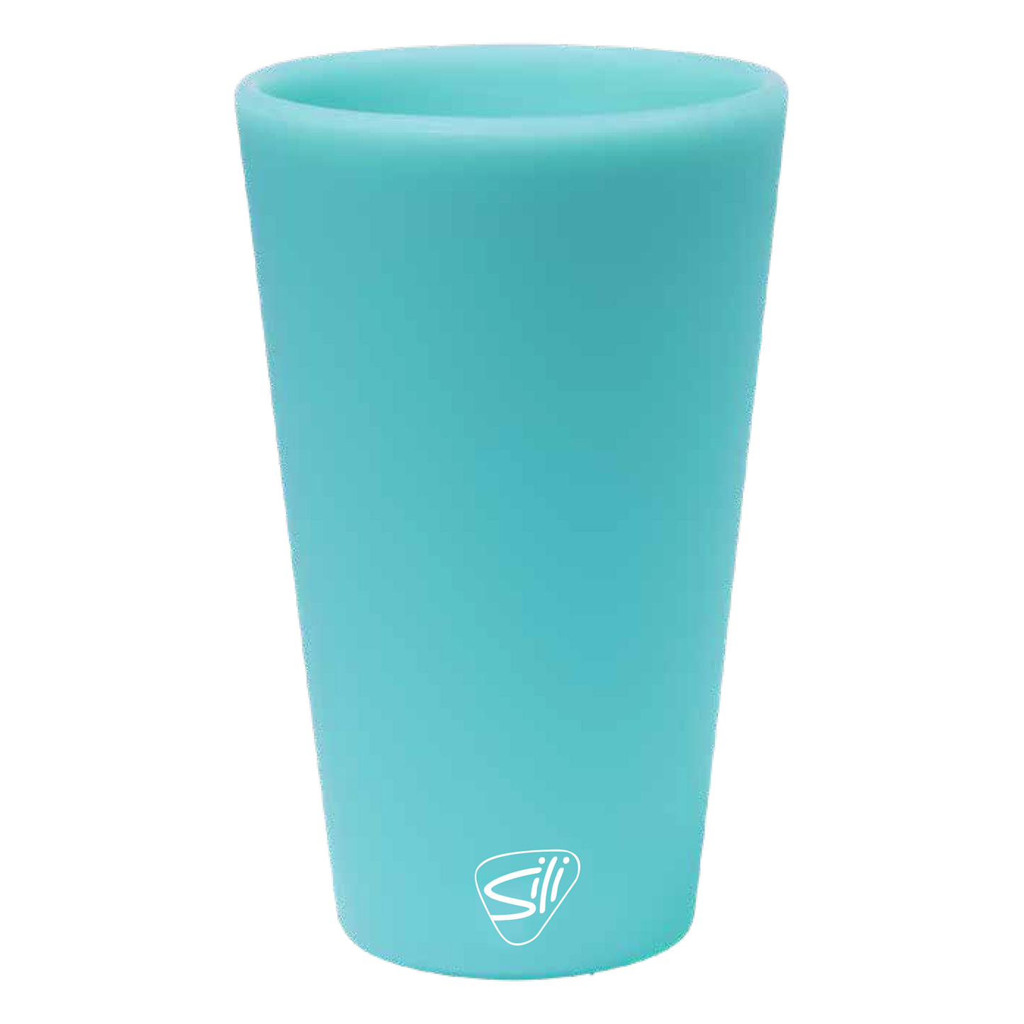 16oz Silipint Pint Glass - Aqua Blue