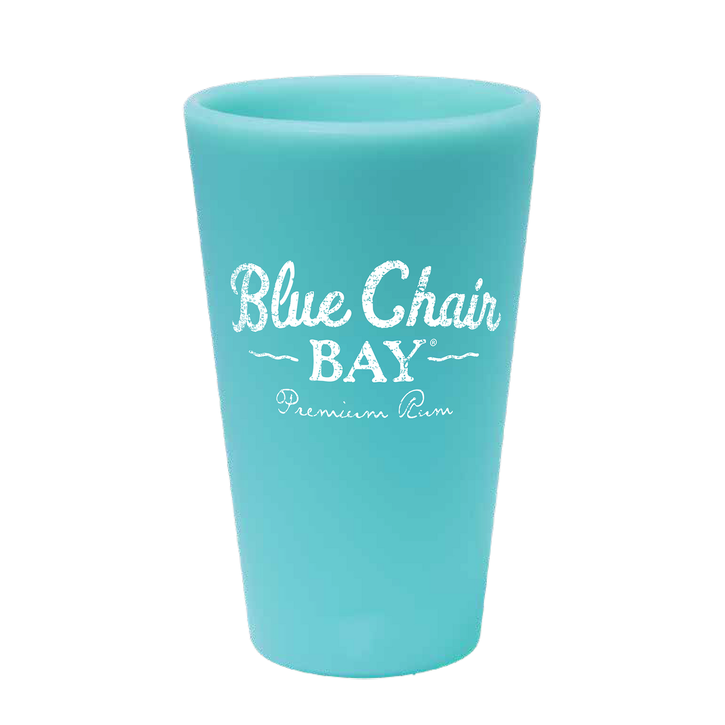 16oz Silipint Pint Glass - Aqua Blue