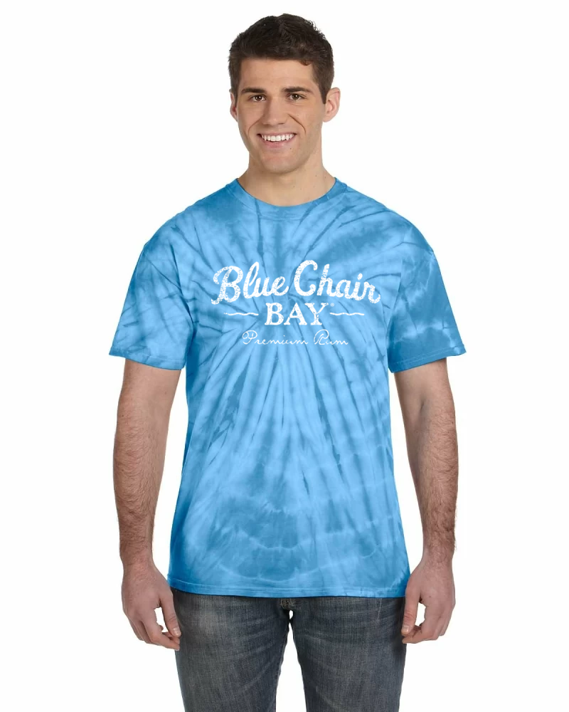 Logo Tee - Spider Baby Blue Tie-Dye