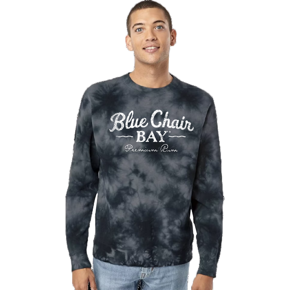 Crewneck Sweatshirt - Tie-Dye Black