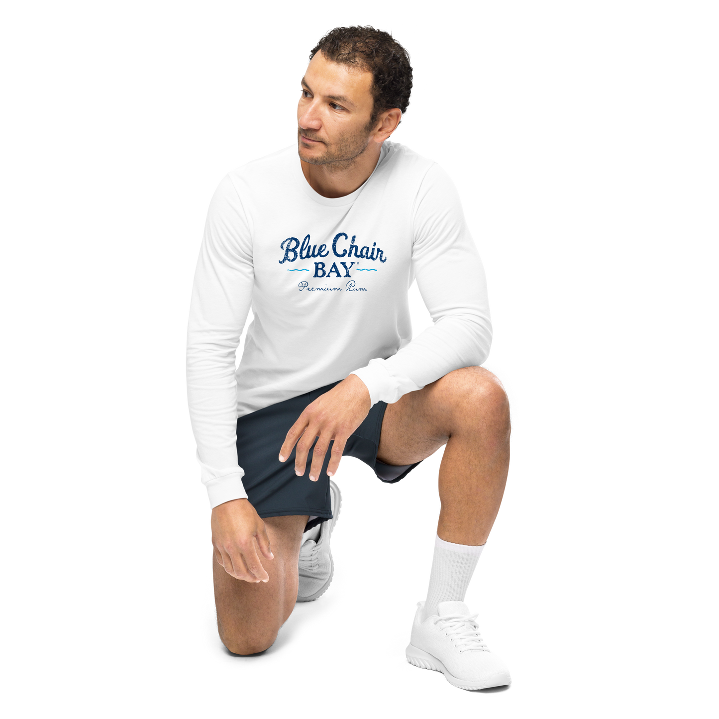 SPF 50 Men's White Long Sleeve