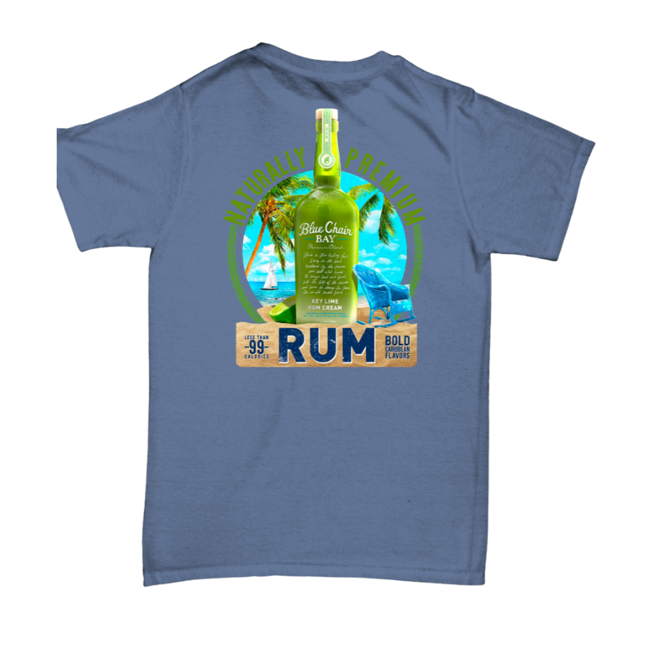 Blue Key Lime Rum Cream Tee