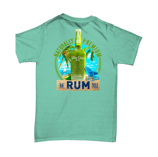 Teal Key Lime Rum Cream Tee