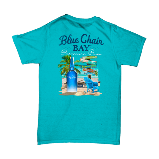 Turquoise Coconut Rum Tee