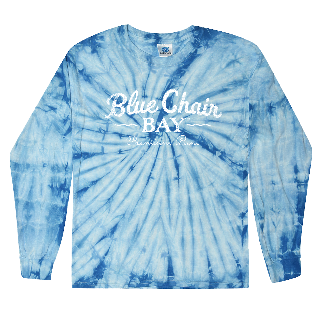 Tie-Dye Long Sleeve Tee - Baby Blue