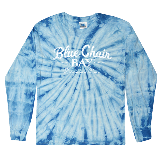 Tie-Dye Long Sleeve Tee - Baby Blue