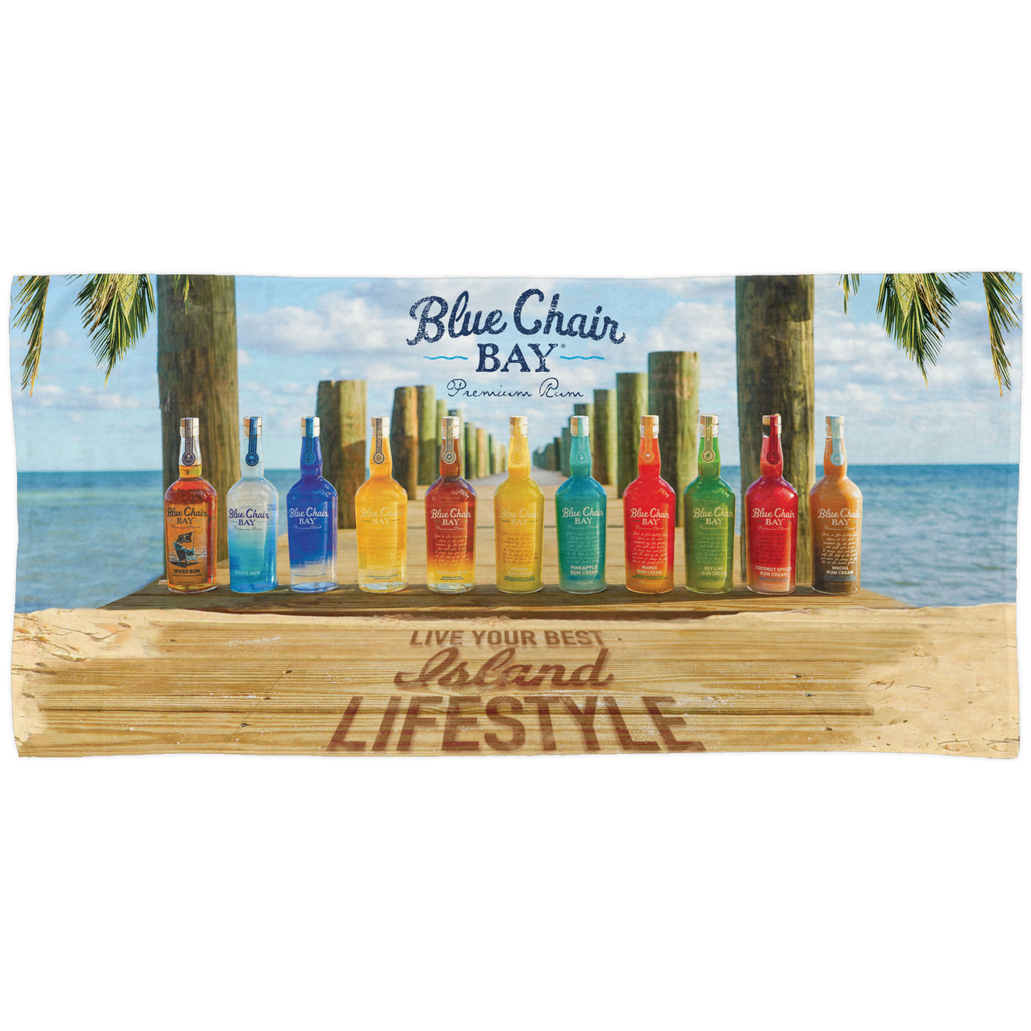 Full Bottle Lineup Beach Towel