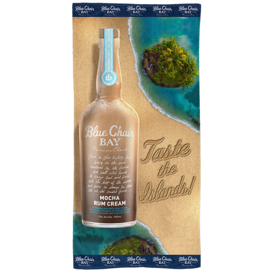 Blue Chair Bay Mocha Rum Cream beach towel