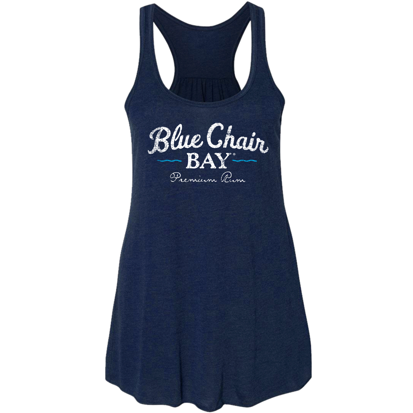 Ladies Racerback Tank - Navy