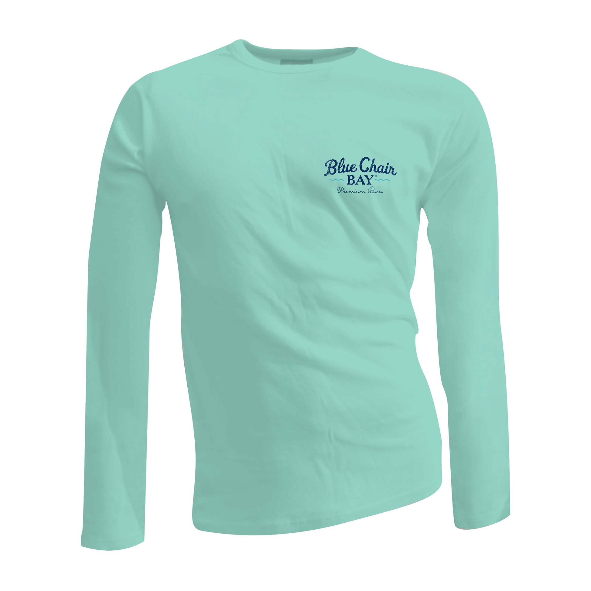 Blue Chair Bay Rum Tee Bus Tour Mint long sleeve tee
