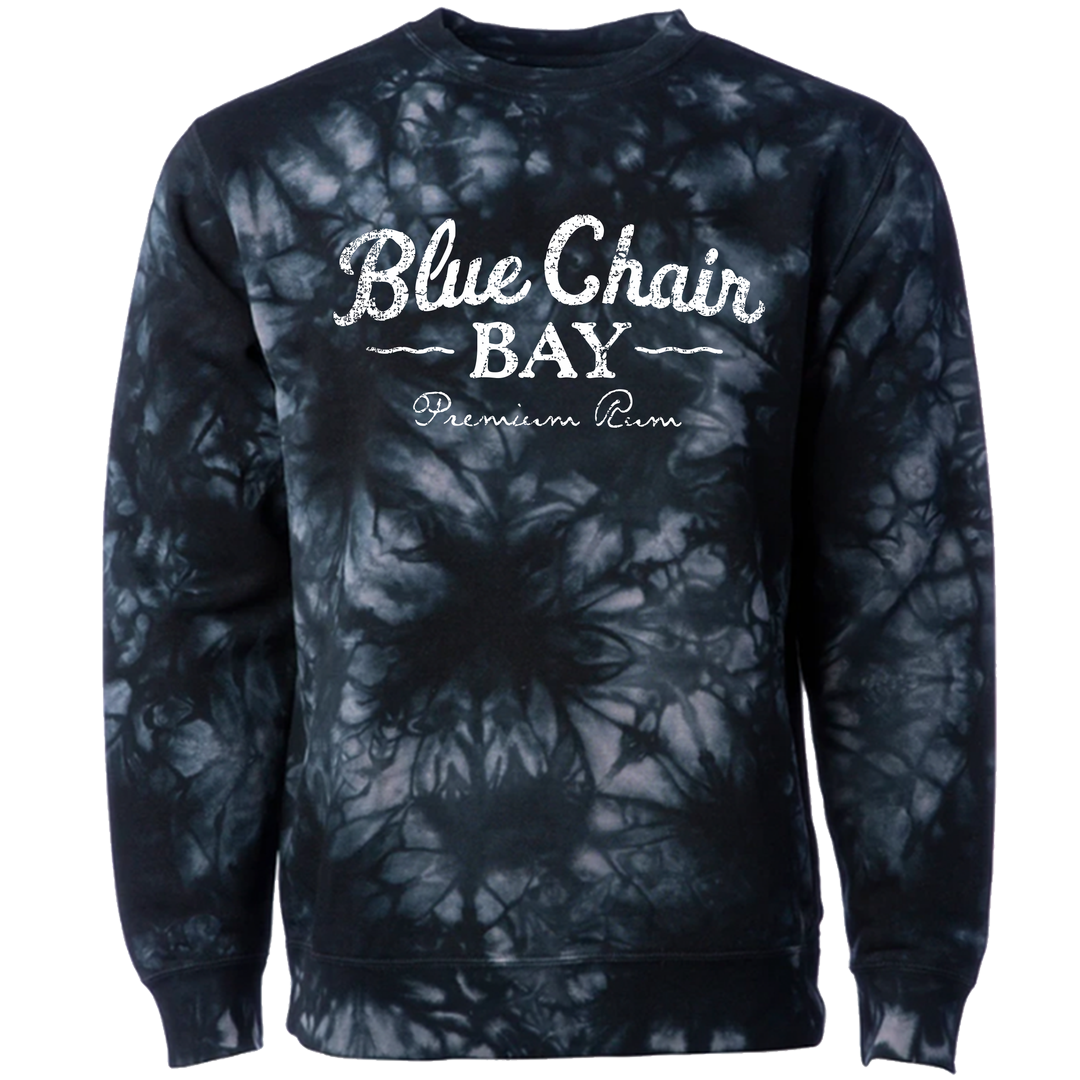 Crewneck Sweatshirt - Tie-Dye Black