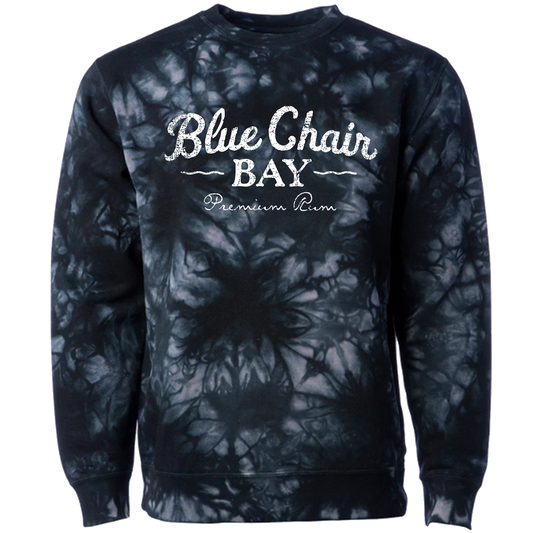 Crewneck Sweatshirt - Tie-Dye Black