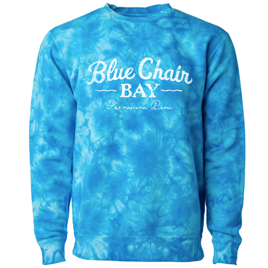 Crewneck Sweatshirt - Tie-Dye Blue