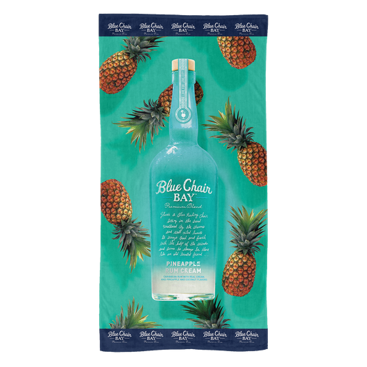 Pineapple Bottle Beach Towel