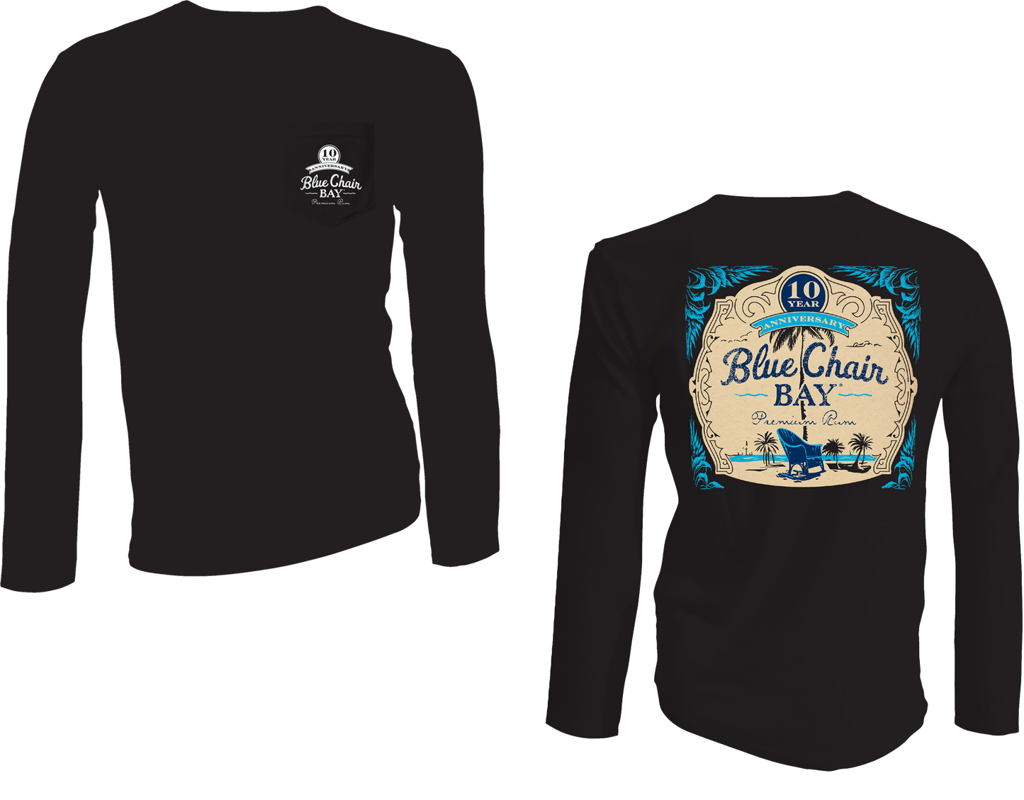Limited Edition Aged Rum Comfort Colors Long Sleeve Pocket Tee