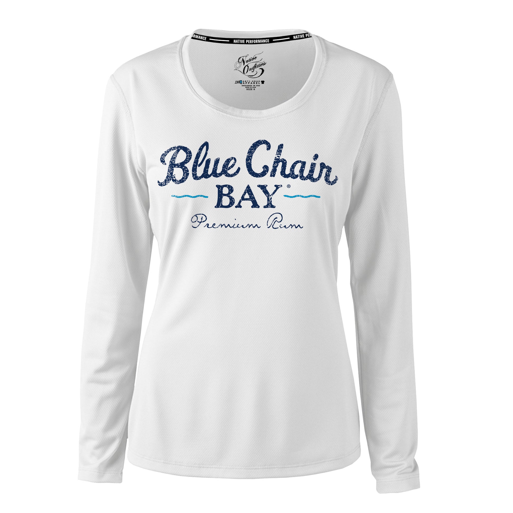 Blue Chair Bay Rum SPF 50 White Ladies Long Sleeve – Blue Chair