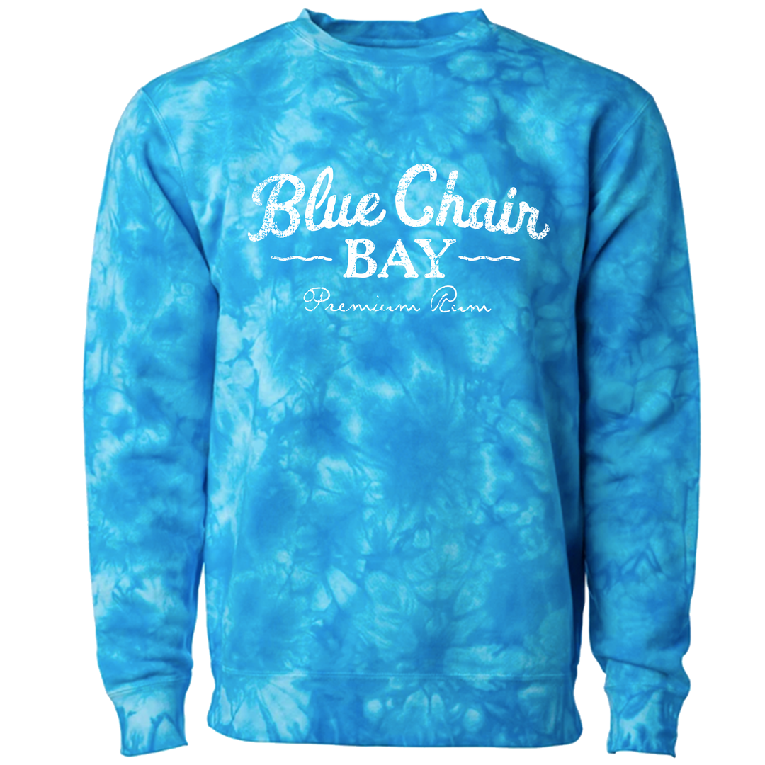 Crewneck Sweatshirt - Tie-Dye Blue