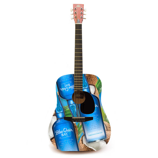Coconut Rum Wrapped Guitar