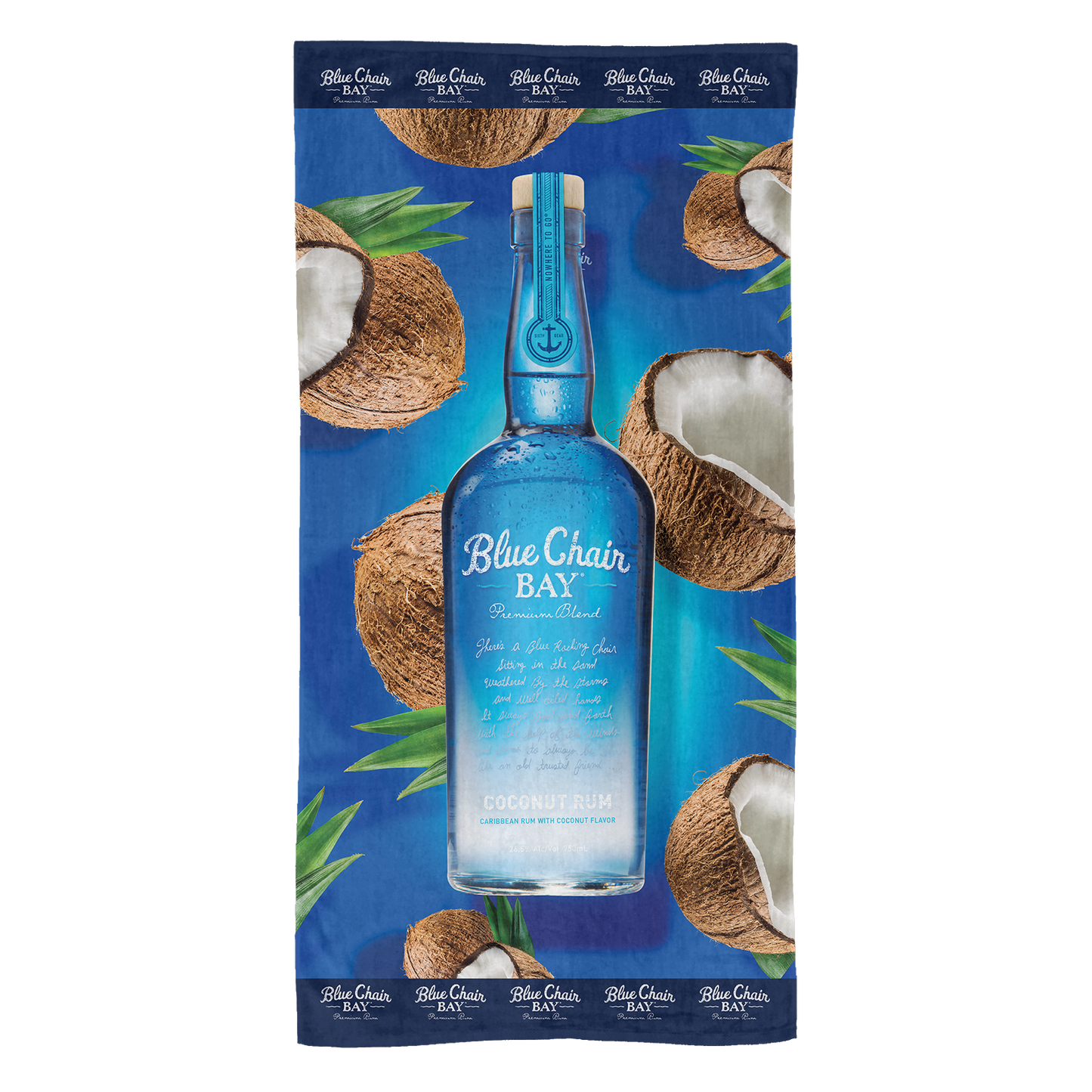 Coconut Bottle Beach Towel